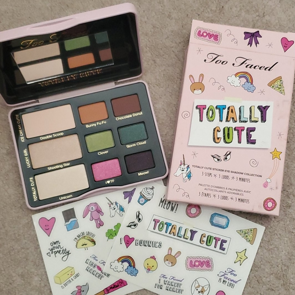 Too Faced Totally Cute Sticker Eyeshadow Palette